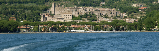 bolsena aangezicht vanaf het water